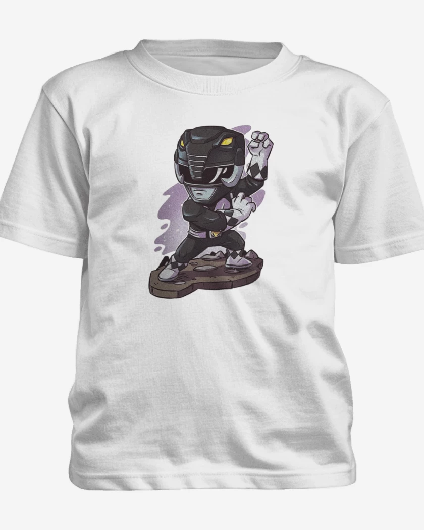 Polera de niño Blanco de Black ranger Chib
