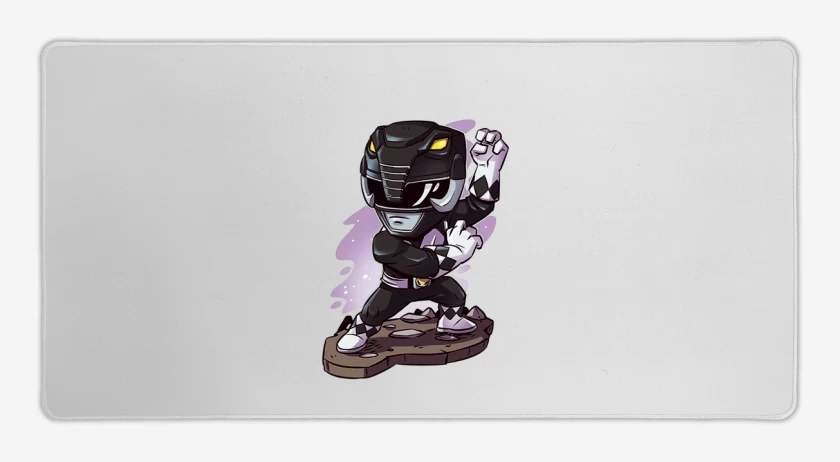 Mouse pad Gamer Black ranger Chib