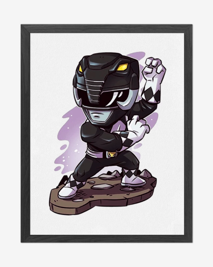 Cuadro decorativo Blanco de Black ranger Chib