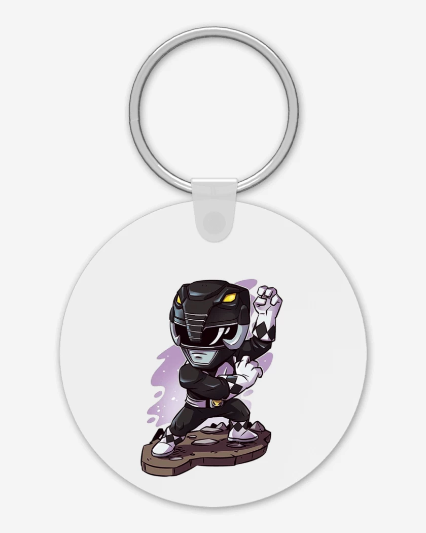 Llavero Blanco de Black ranger Chib