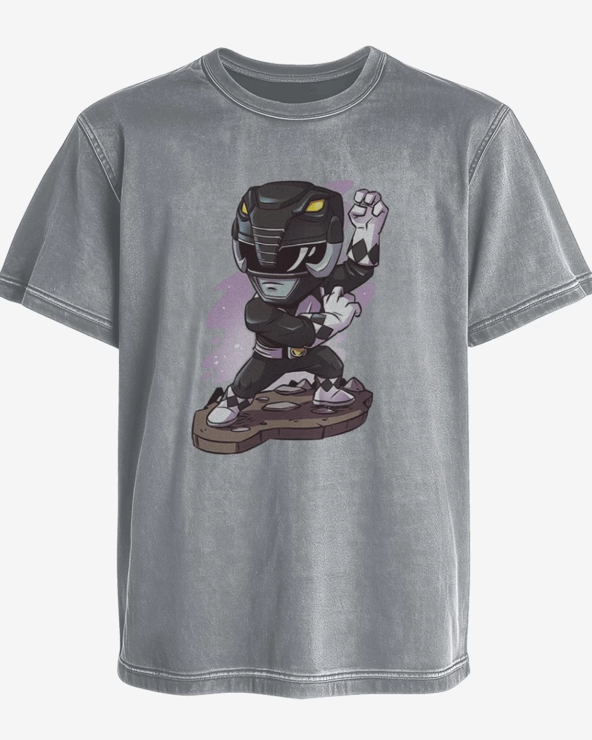 Polera desgastada Black ranger Chib