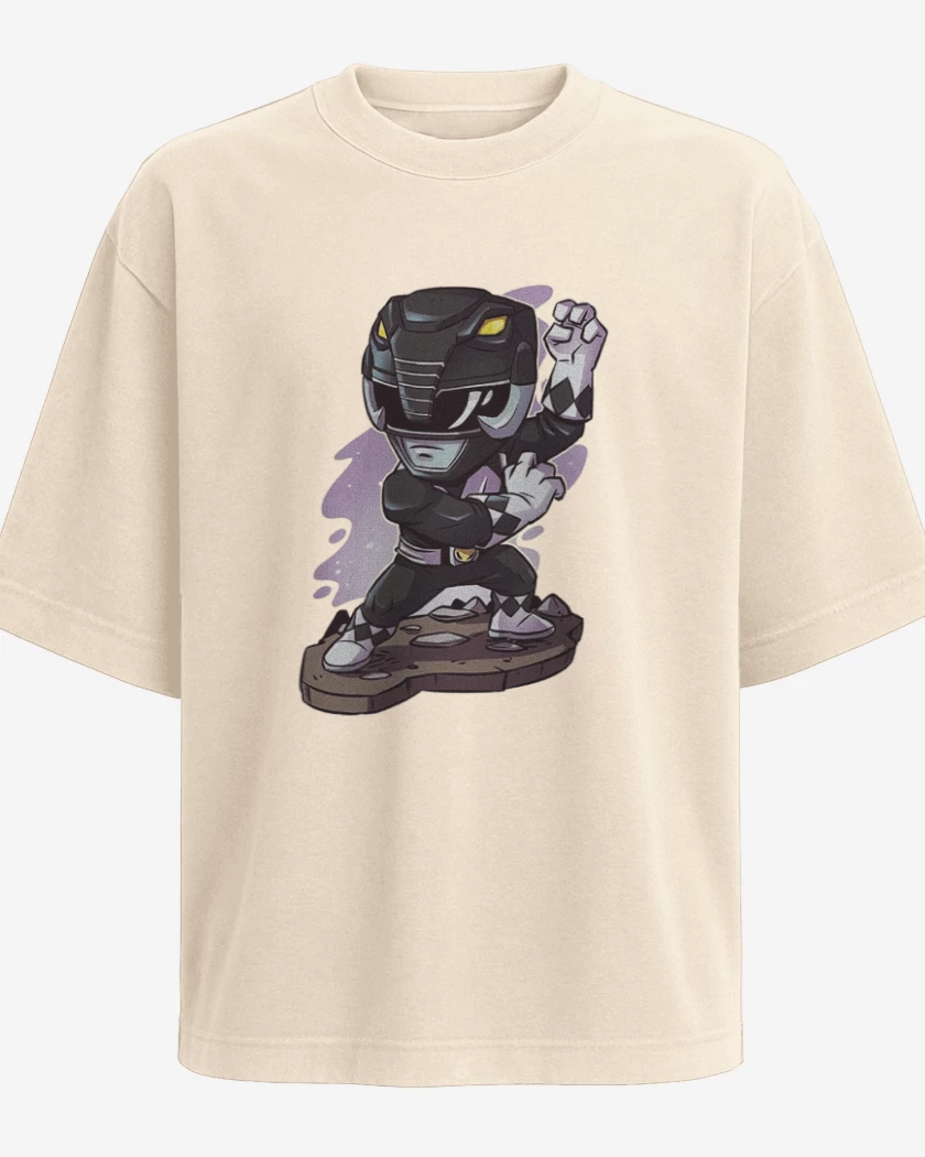 Polera Oversize Beige de Black ranger Chib