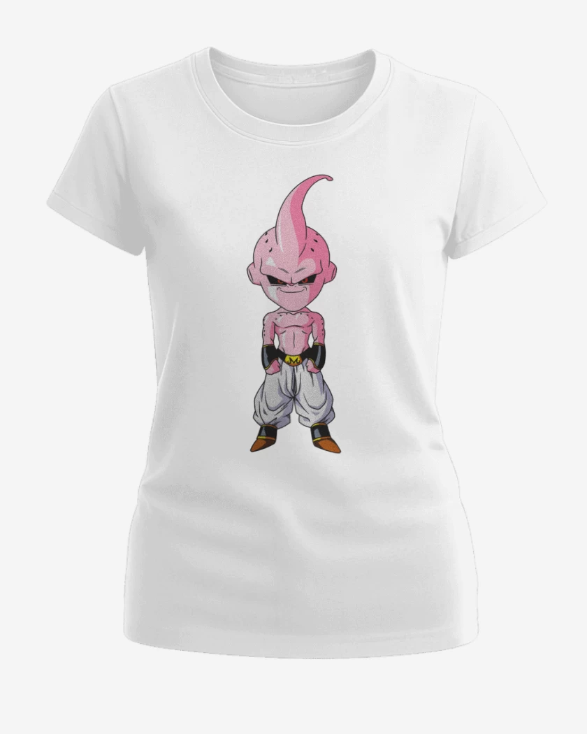 Polera de Mujer Blanco de Majin boo full color