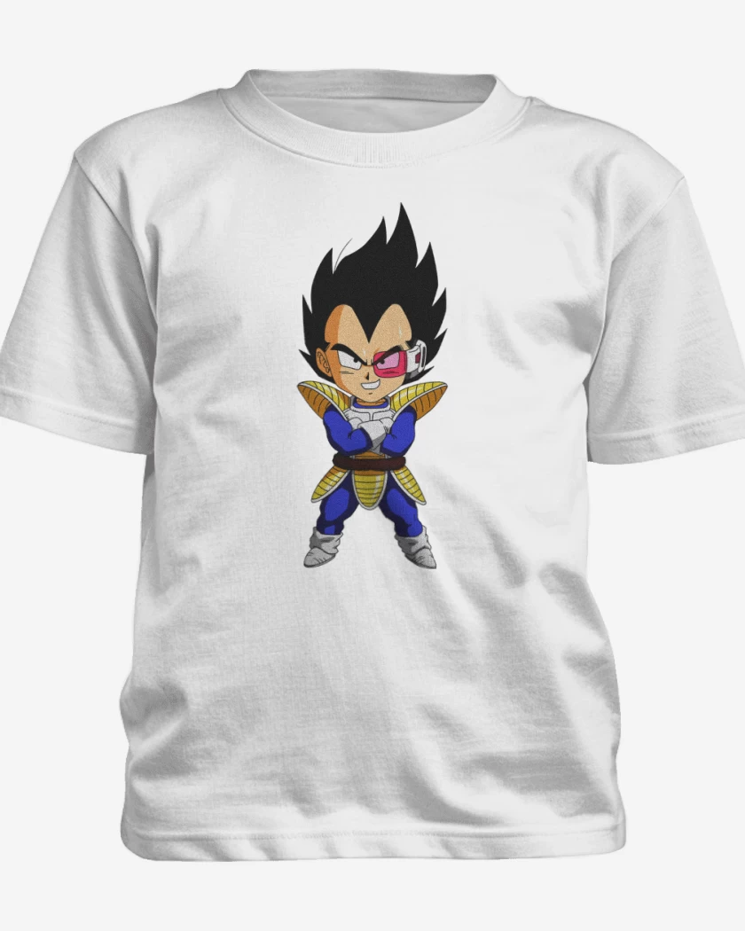 Polera de niño Blanco de Vegeta 2 