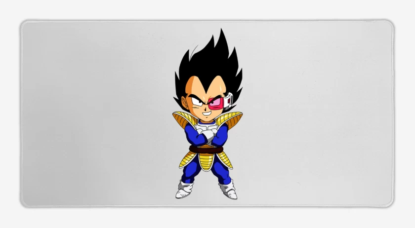Mouse pad Gamer Blanco de Vegeta 2 