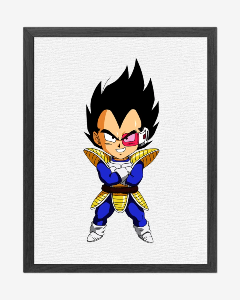 Cuadro decorativo Blanco de Vegeta 2 