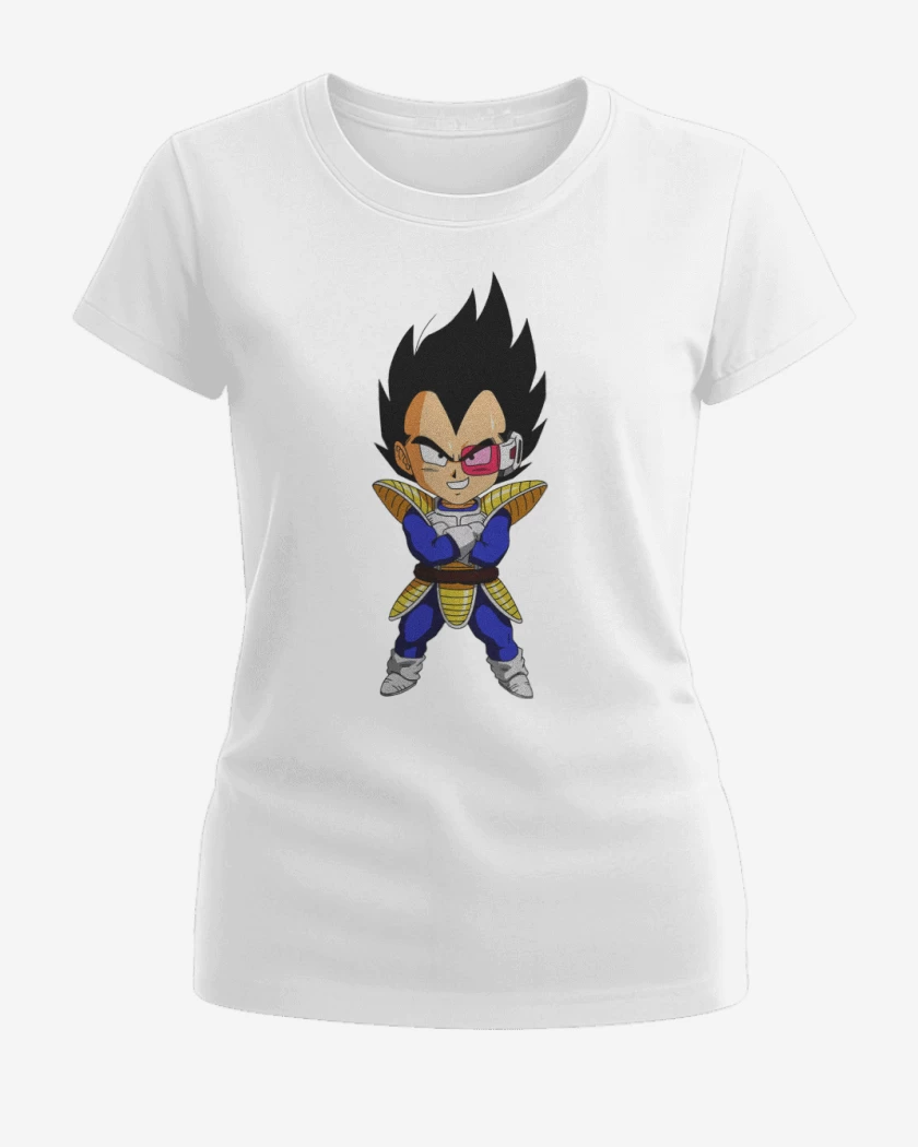 Polera de Mujer Blanco de Vegeta 2 