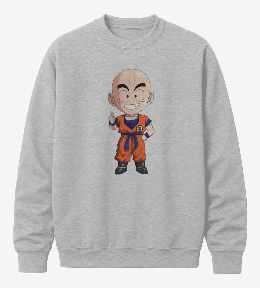 Poleron polo Gris Melange de Krilin