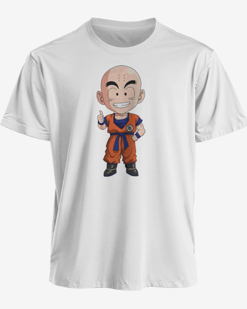Polera premium Blanco de Krilin