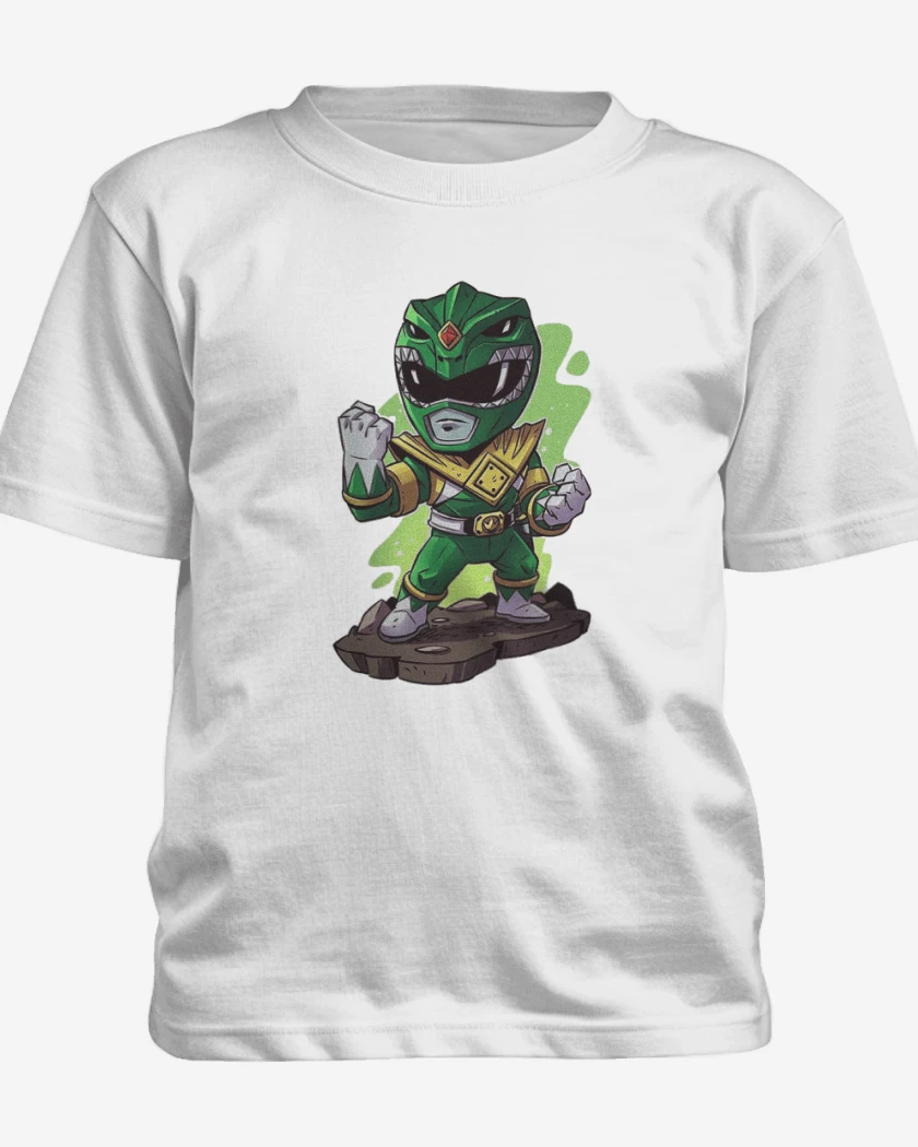 Polera de niño Blanco de Green ranger