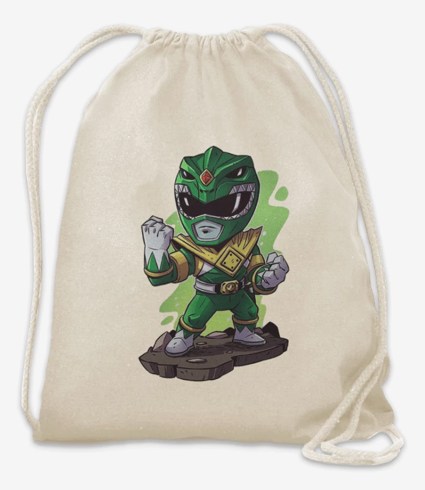 Mochila Blanco de Green ranger