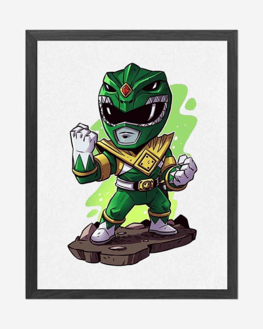 Cuadro decorativo Blanco de Green ranger