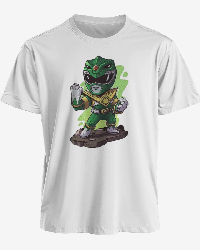 Polera premium Blanco de Green ranger