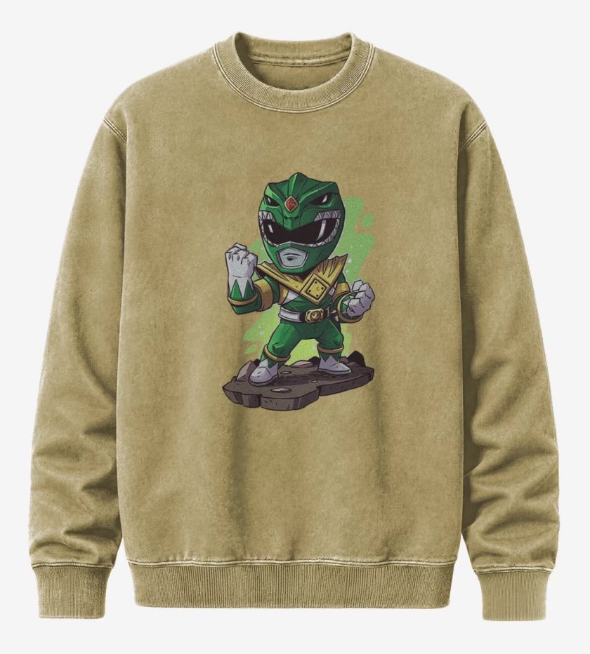 Poleron Polo Acid Wash Beige de Green ranger
