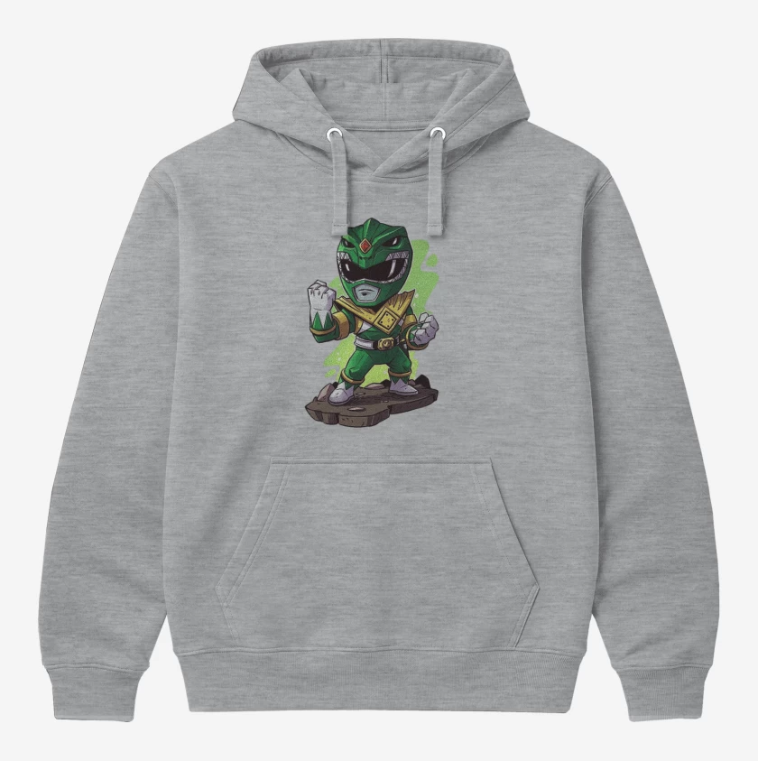 Polerón Canguro Gris Melange de Green ranger