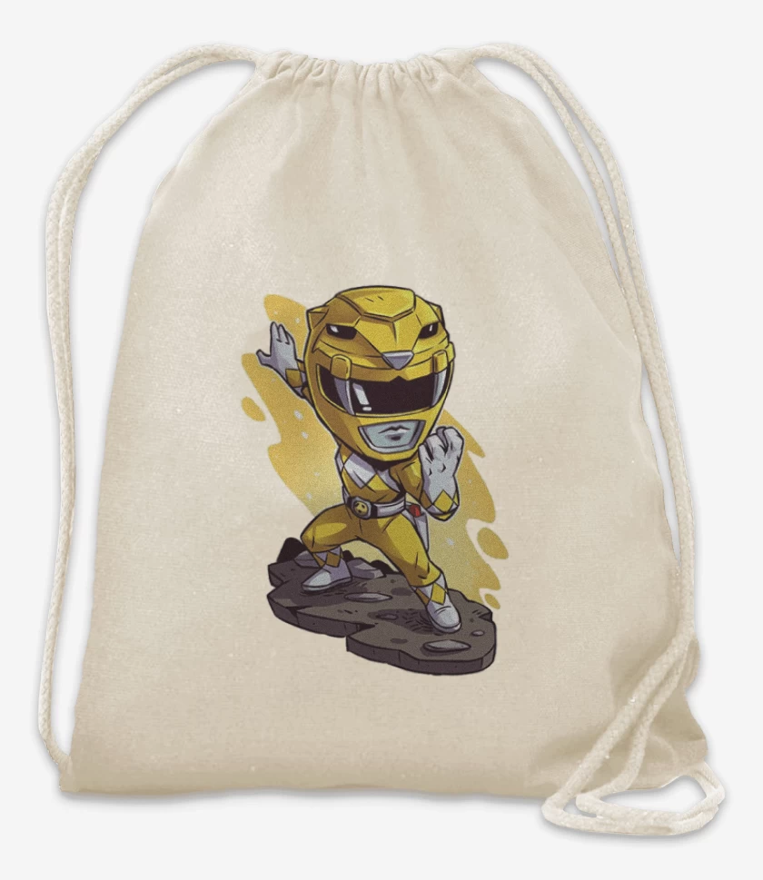 Mochila Blanco de Yellow ranger