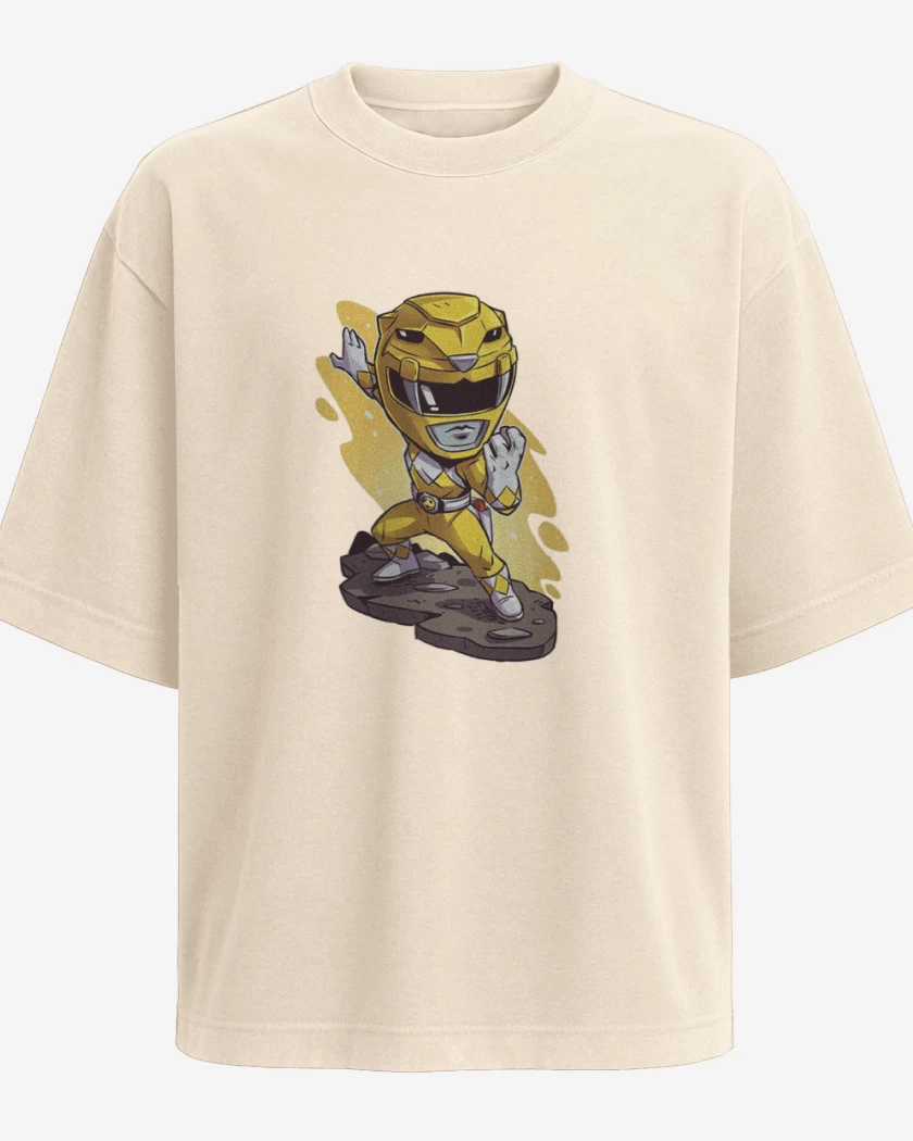 Polera Oversize Beige de Yellow ranger