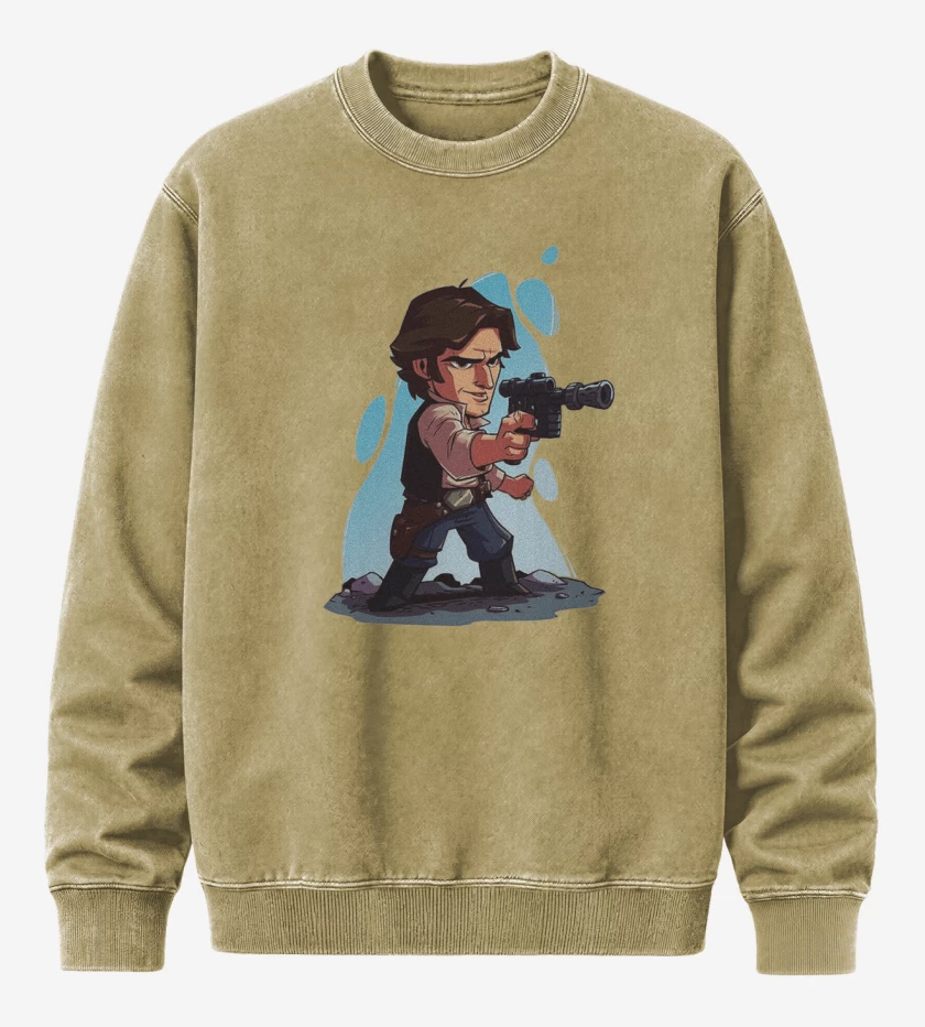Poleron Polo Acid Wash Beige de Solo 2