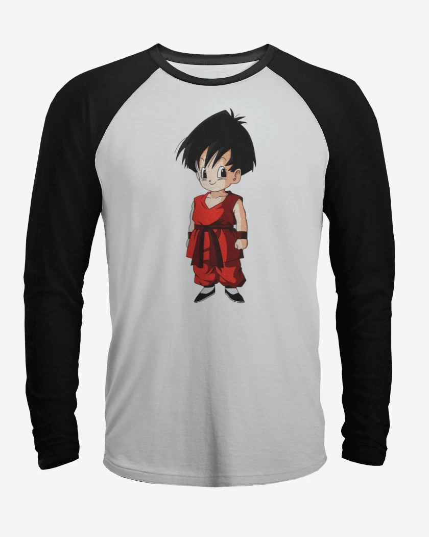 Polera Raglan Blanco / Negro de Pan
