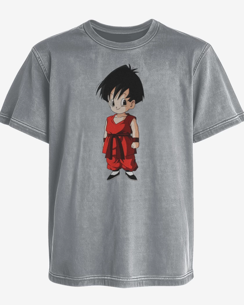 Polera desgastada Gris Melange de Pan