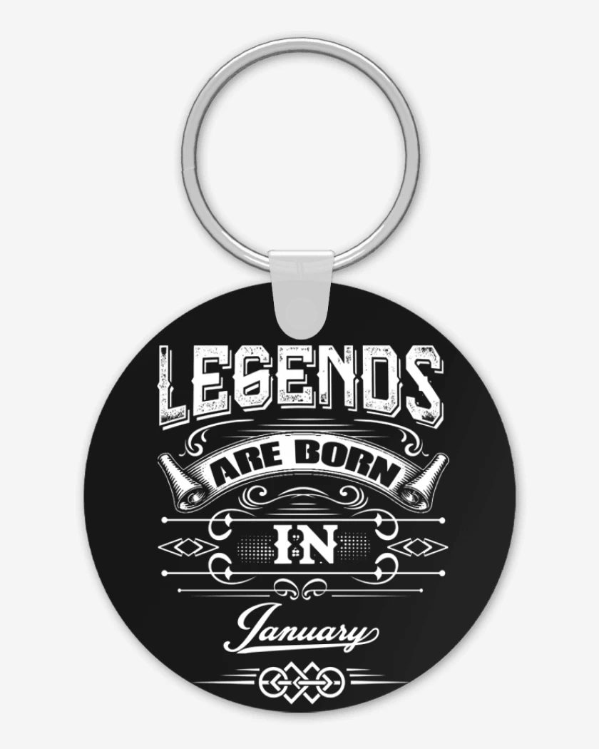 Llavero Legends are born in january
