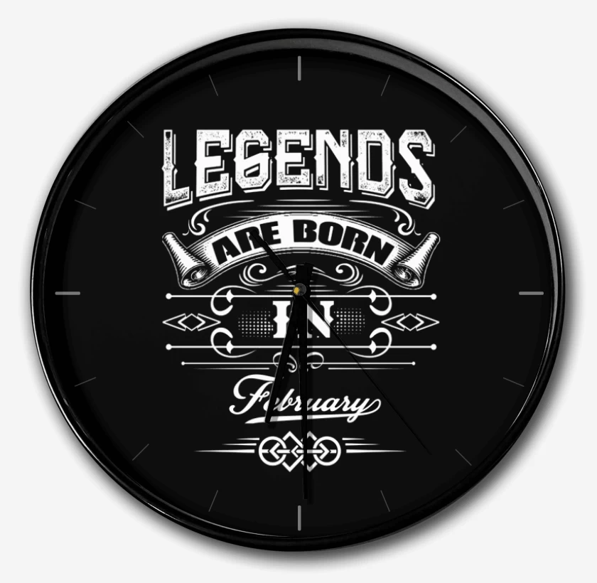 Reloj Negro de Legend are born in february