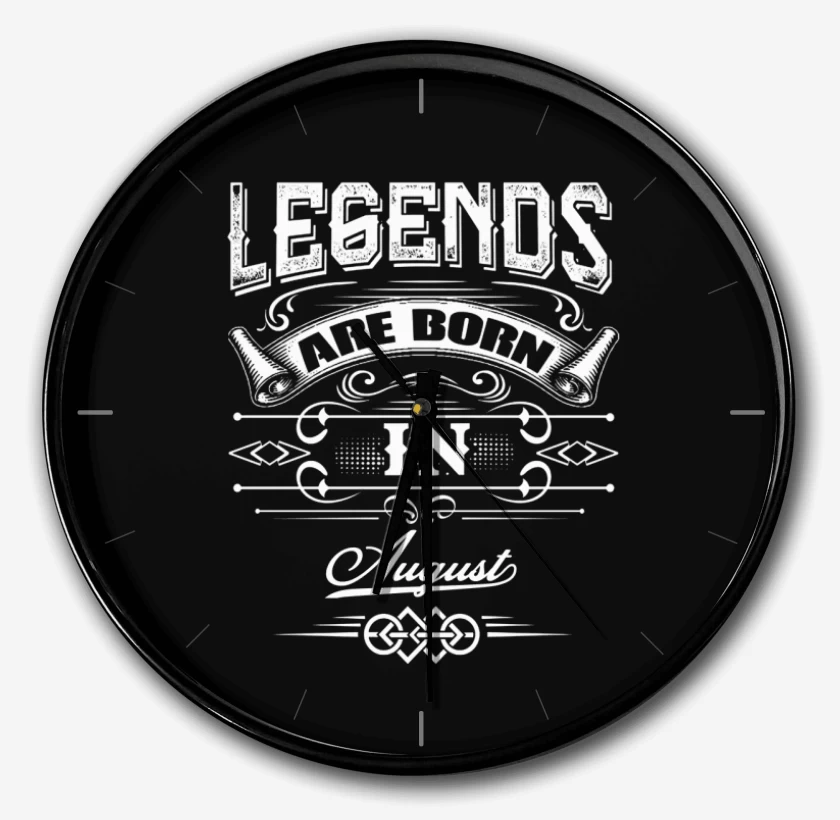 Reloj Negro de Legends are born in august