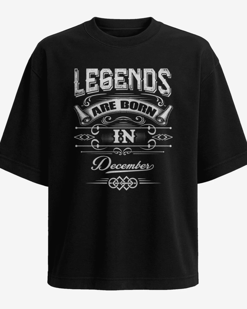 Polera Oversize Legends are born in december
