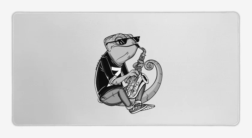 Mouse pad Gamer Blanco de Camaleon