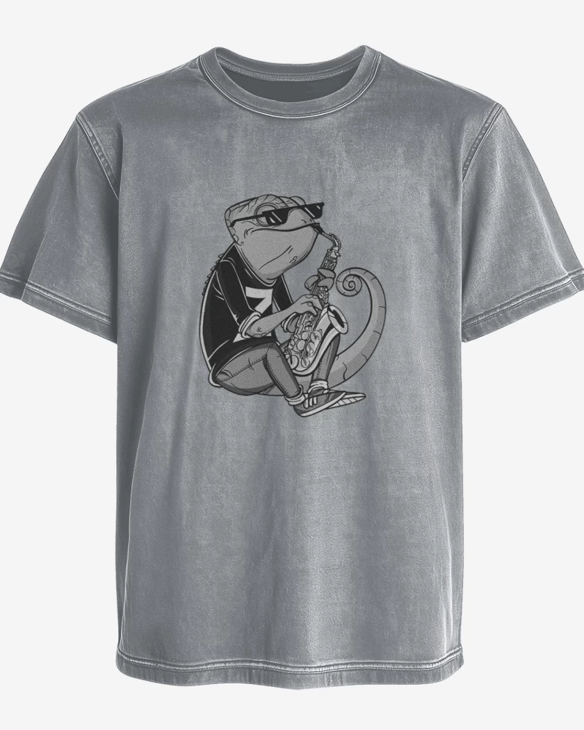 Polera desgastada Camaleon