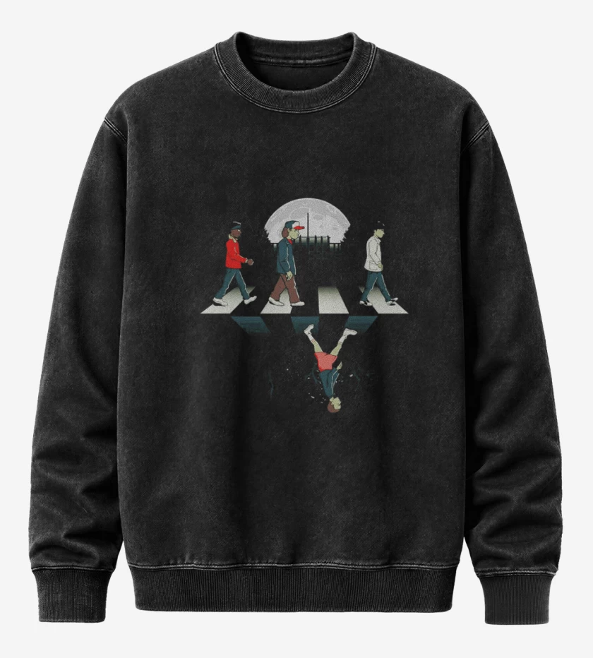 Poleron Polo Acid Wash Stranger things 6