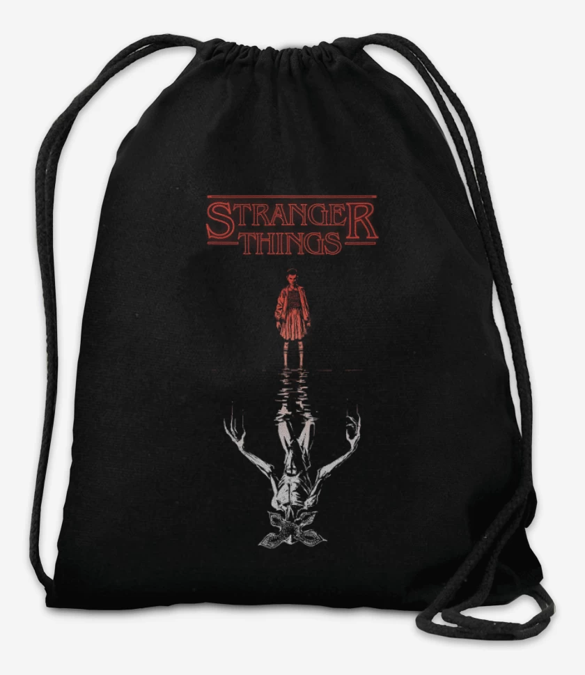 Mochila Negro de Stranger Things 7