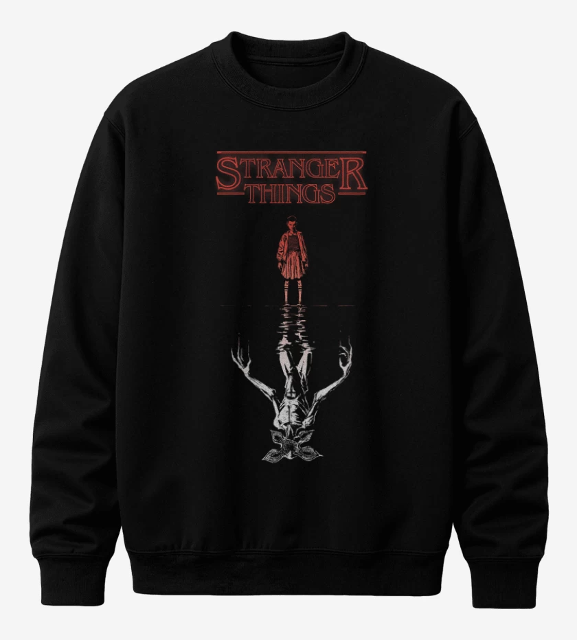 Poleron polo Negro de Stranger Things 7