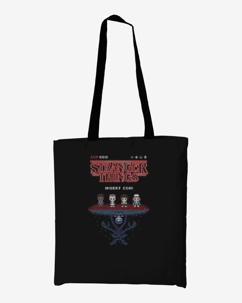 Totebag Stranger things 8 bits