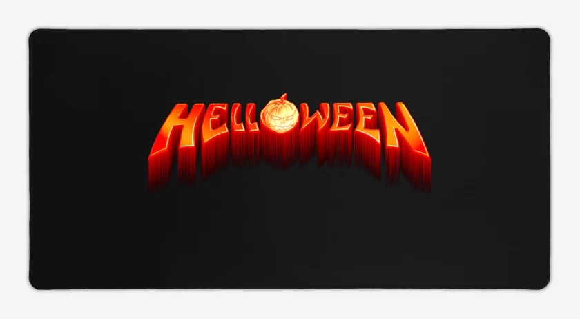 Mouse pad Gamer Negro de Helloween