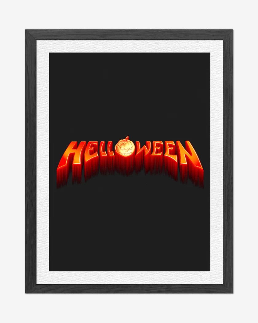 Cuadro decorativo Negro de Helloween