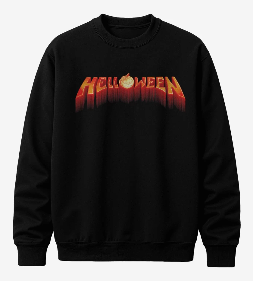Poleron polo Negro de Helloween