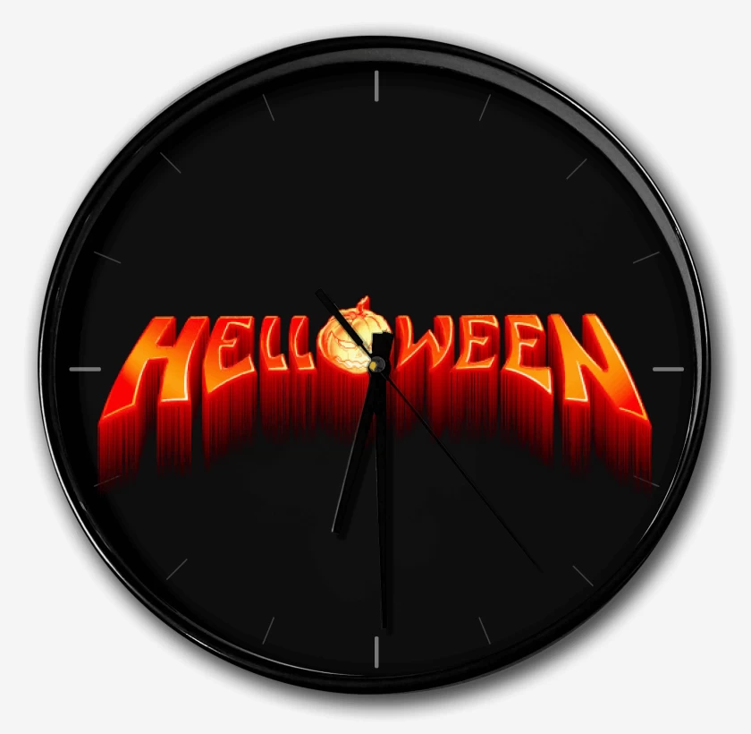 Reloj Negro de Helloween