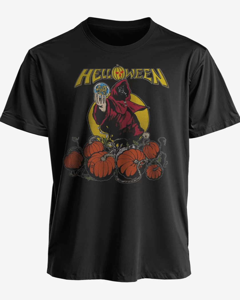 Polera Negro de Helloween 2