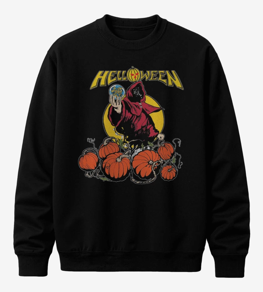 Poleron polo Negro de Helloween 2