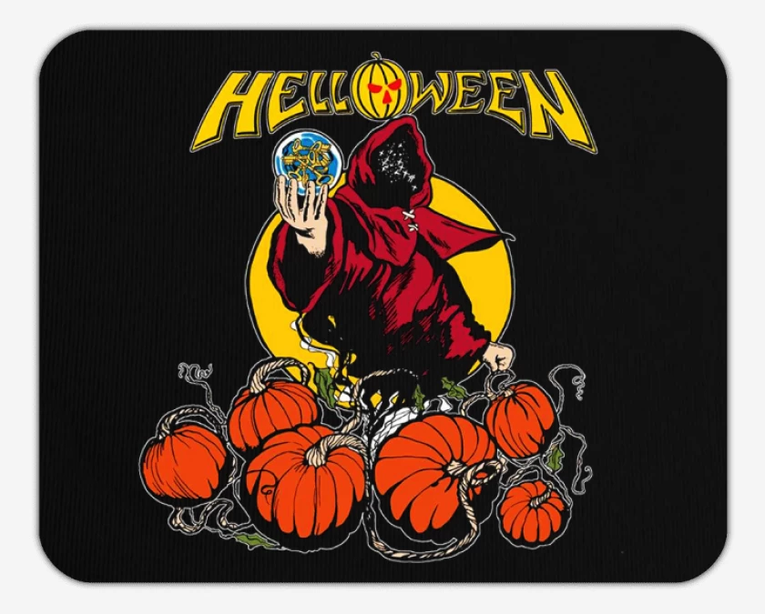 Mousepad Negro de Helloween 2