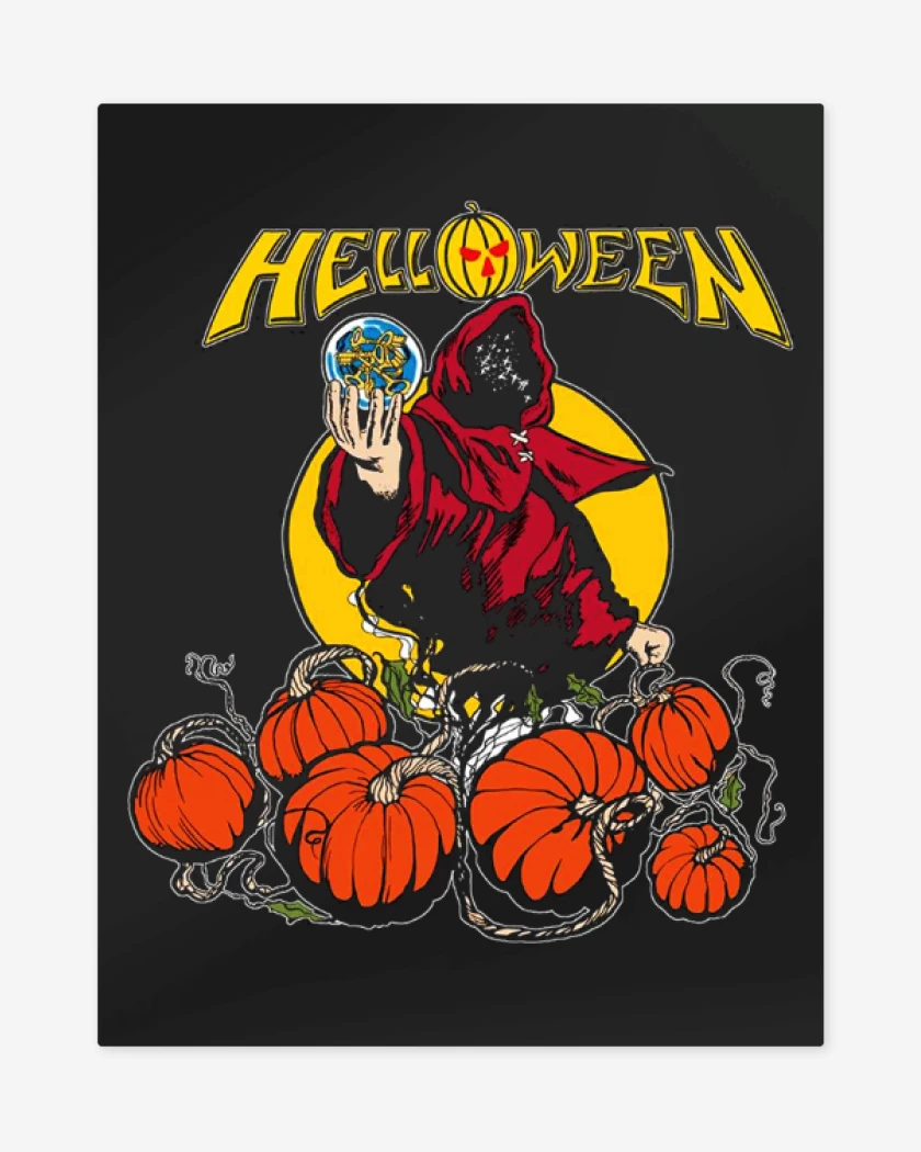 Print metalico Helloween 2