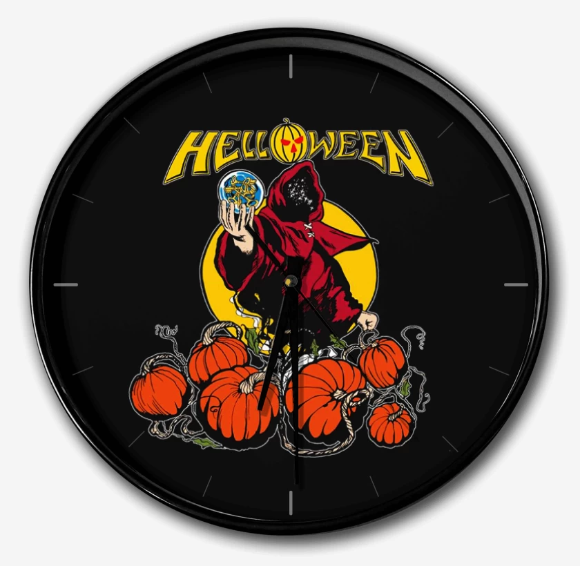 Reloj Negro de Helloween 2