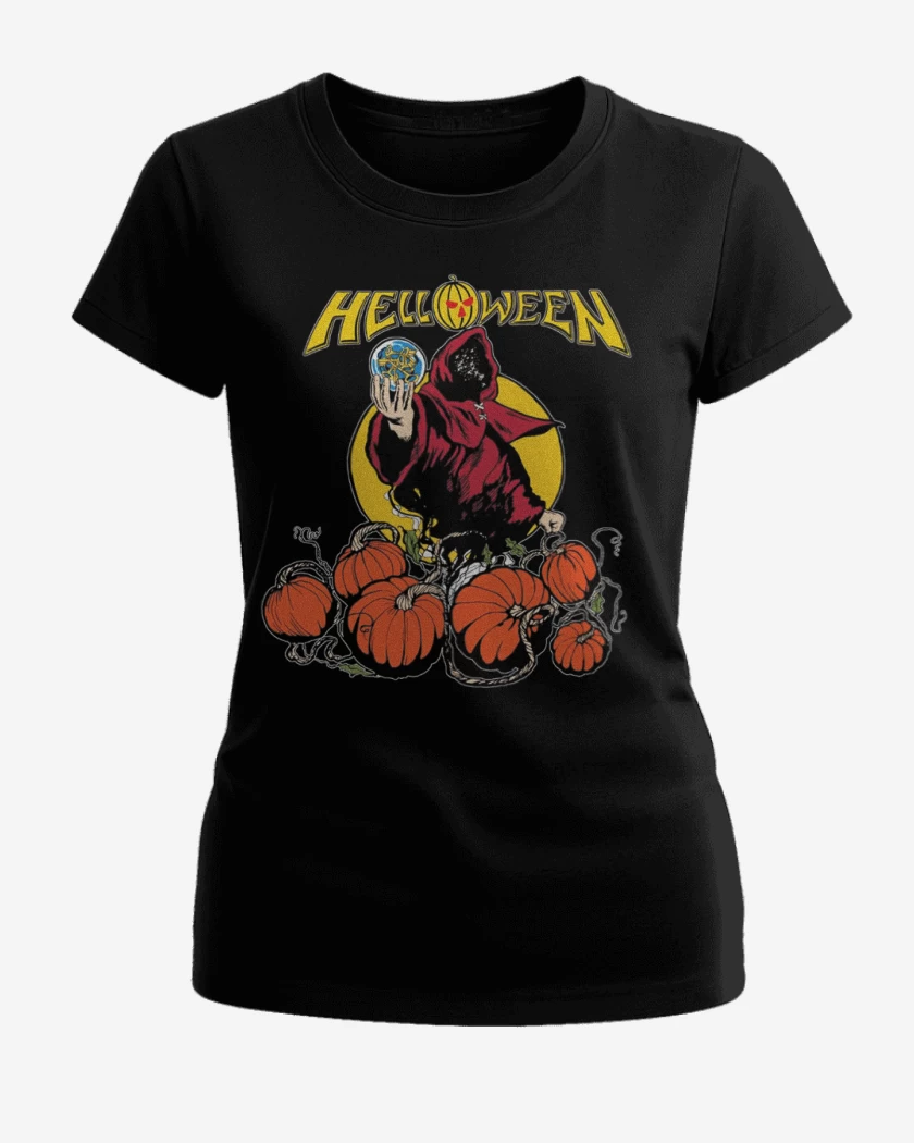 Polera de Mujer Negro de Helloween 2