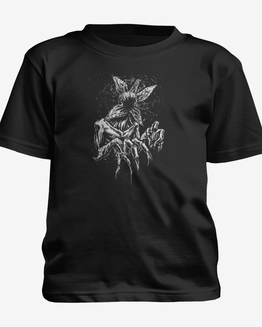 Polera de niño Negro de The demogorgon
