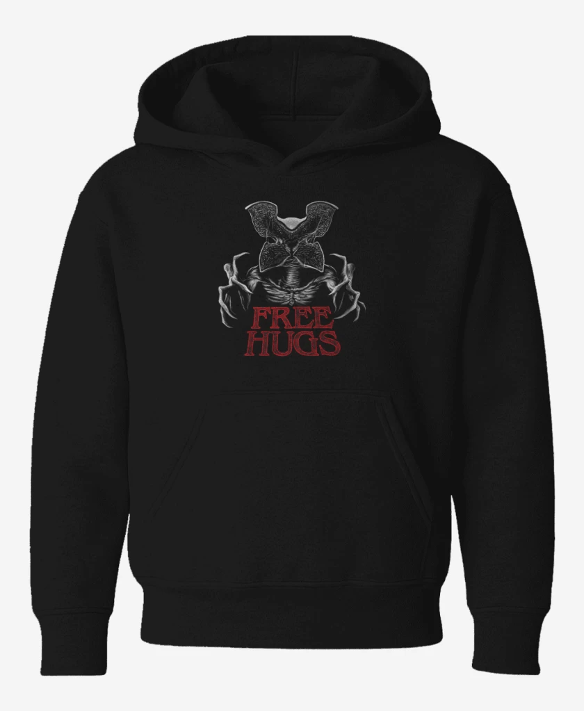 Poleron de niño Negro de Free hugs
