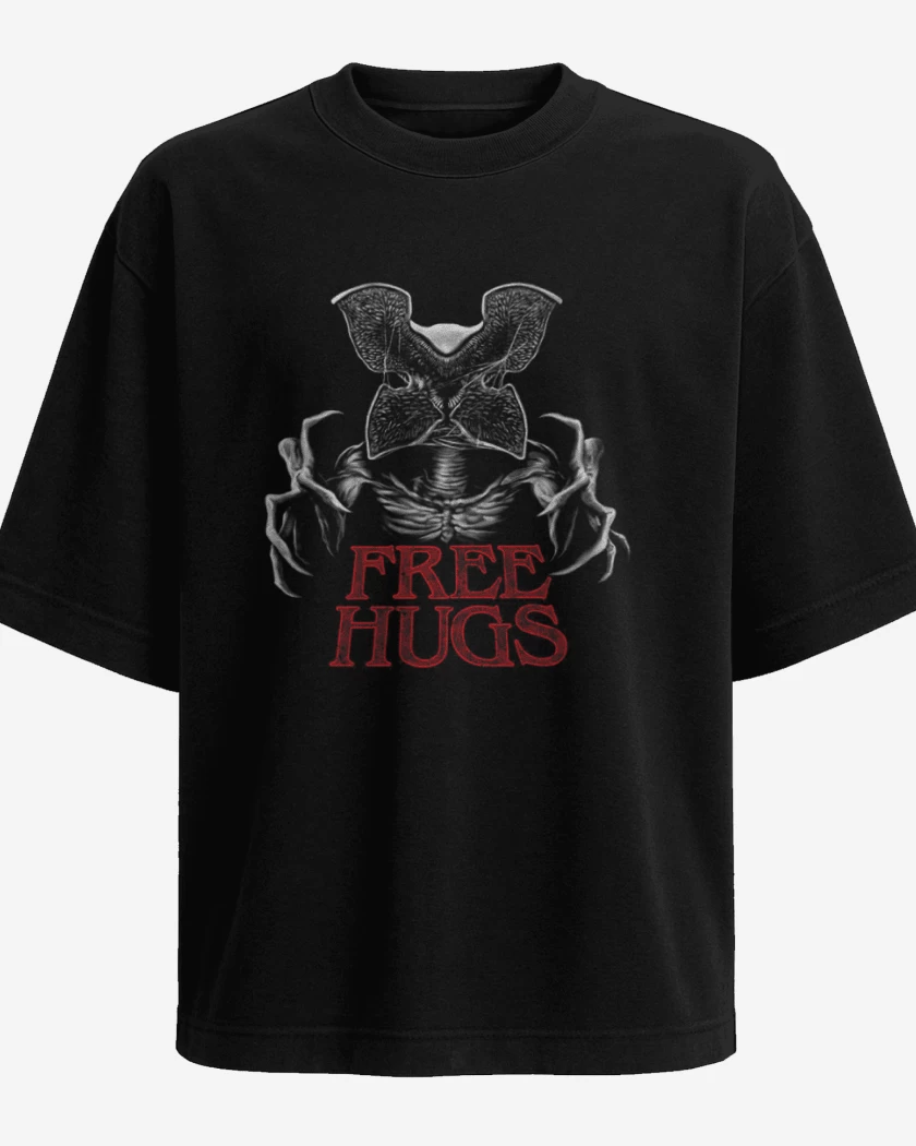 Polera Oversize Free hugs