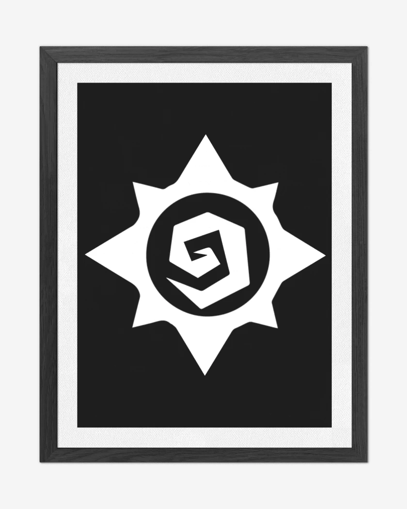 Cuadro decorativo Negro de Juego de cartas