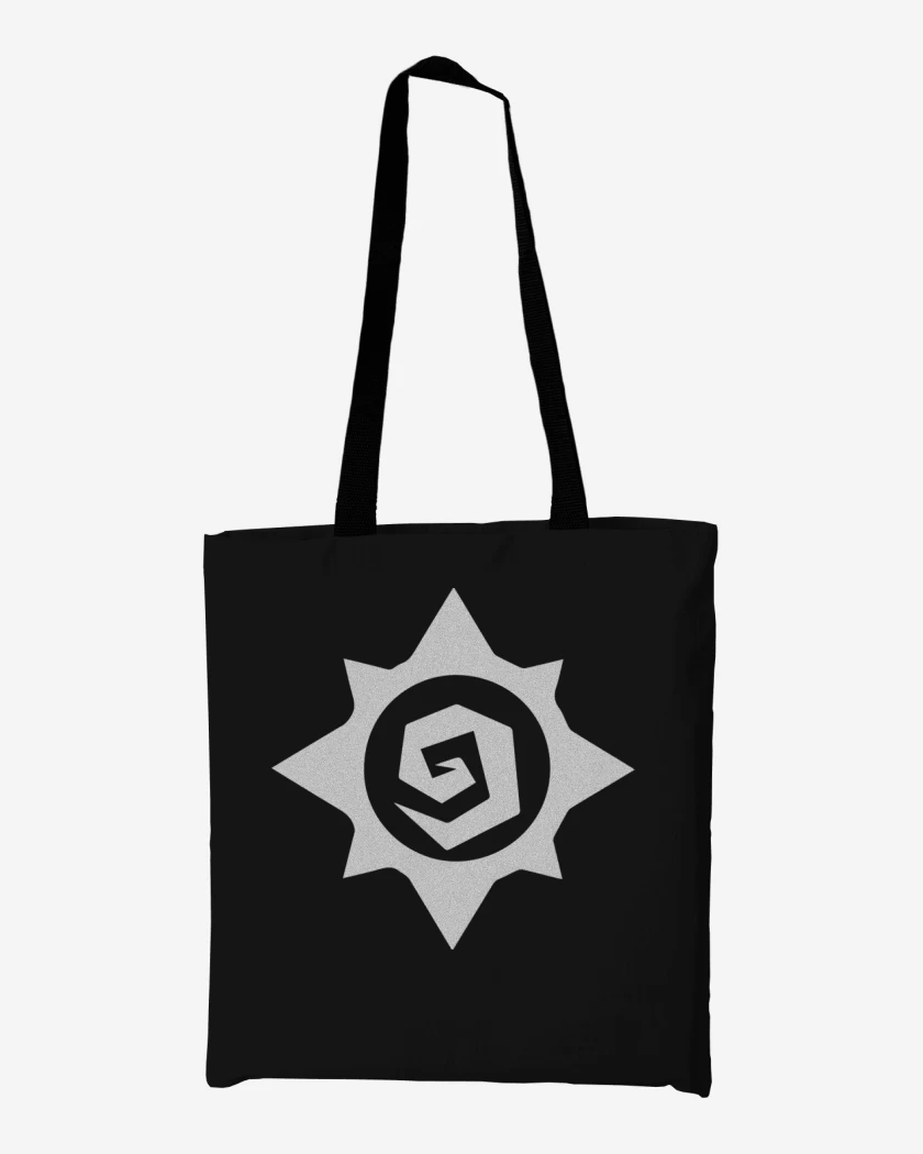 Totebag Negro de Juego de cartas