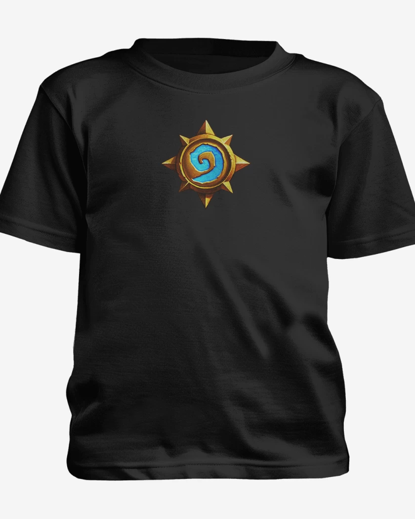 Polera de niño Negro de Pecho heartstone